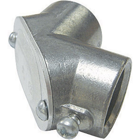 Gampak EMT Elbow, Set Screw, Die Cast Zinc, Red 49561